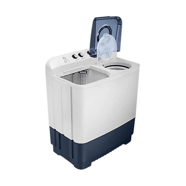 SAMSUNG 9.5 kg 5 Star Semi Automatic Washing Machine with Magic Filter (WT95A4200LL/TL, Light Grey/Royal Blue)