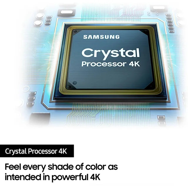 SAMSUNG Crystal 4K 108 cm (43 inch) 4K Ultra HD LED Tizen TV (2021 model)