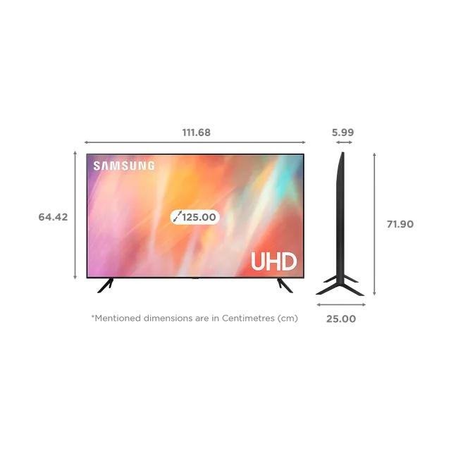 SAMSUNG Crystal 4K 125 cm (50 inch) 4K Ultra HD LED Tizen TV (2021 model)