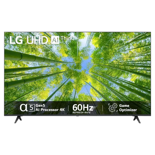 LG UQ80 139 cm (55 inch) 4K Ultra HD LED Smart WebOS TV with Voice Assistance (2022 model)