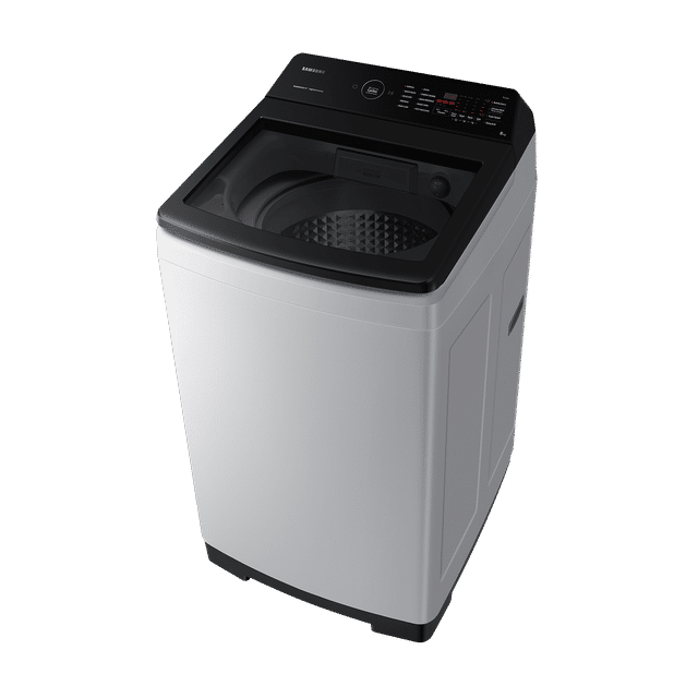 SAMSUNG 8 Kg 5 Star Inverter Fully Automatic Top Load Washing Machine (WA80BG4545BYTL, Ecobubble Technology, Lavender Grey)
