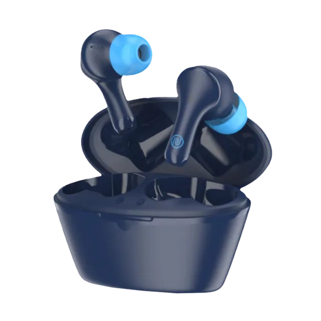noise Buds VS204 TWS Earbuds with Environmental Noise Cancellation (IPX4 Water Resistant, Upto 50 Hours Playtime, Space Blue)