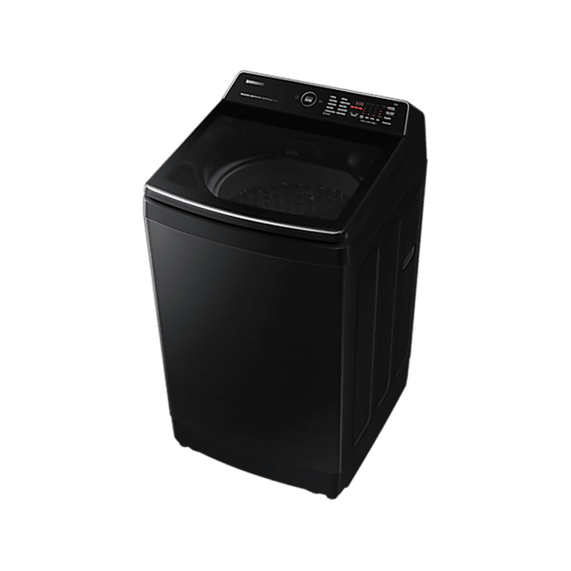 SAMSUNG 13 kg 5 Star Inverter Fully Automatic Top Load Washing Machine (WA13CG5886BVTL, Diamond Drum, Black Caviar)