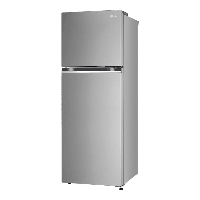 LG 246 Litres 3 Star Frost Free Double Door Convertible Refrigerator with Smart Diagnosis (GL-S262SPZX.DPZZEB, Shiny Steel)