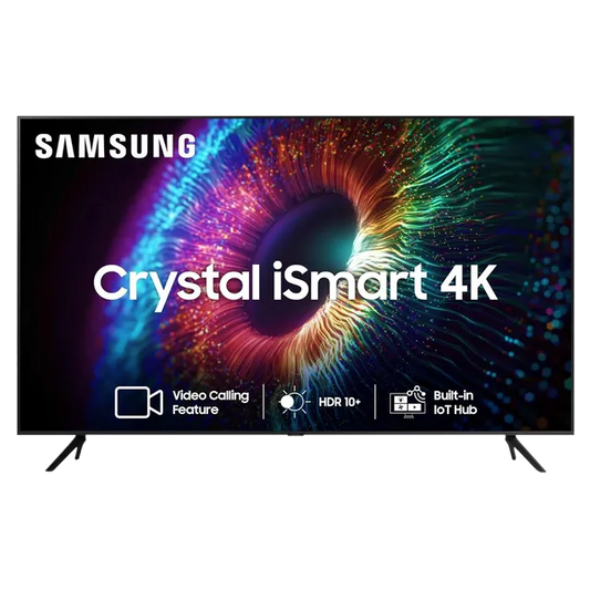 SAMSUNG Crystal 4K iSmart 163 cm (65 inch) 4K Ultra HD LED Tizen TV with Crystal Processor 4K