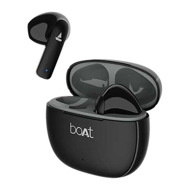boAt Airdopes 100 TWS Earbuds with Environmental Noise Cancellation (IPX4 Water Resistant, ASAP Charge, Opal Black)