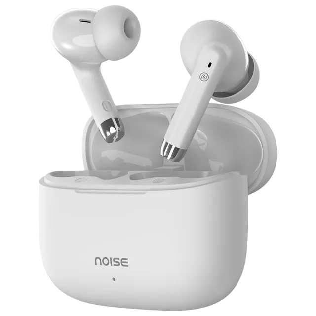 noise Buds Aero TWS Earbuds with Environmental Noise Cancellation (IPX5 Water Resistant, Instacharge, Snow White)