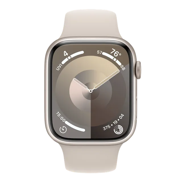 Apple Watch Series 9 GPS+Cellular with Starlight Sport Band - M/L (45mm Display, Starlight Aluminium Case)