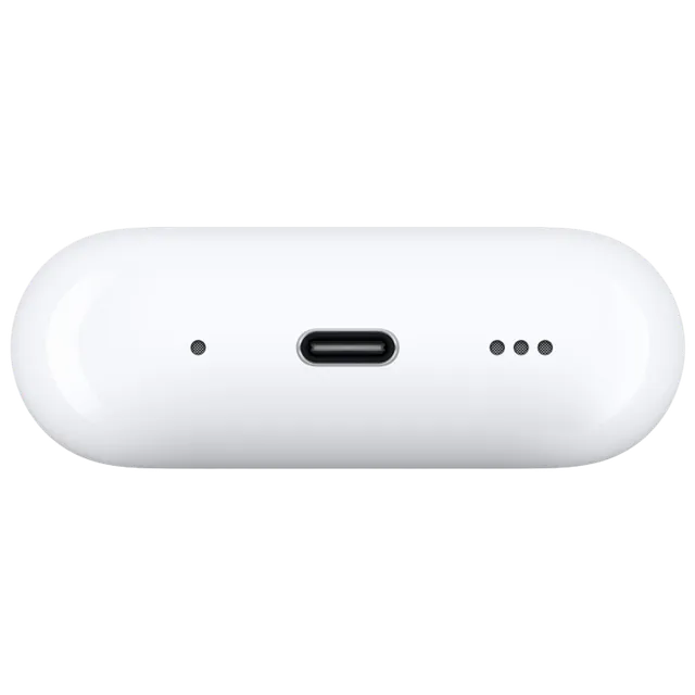 Apple AirPods Pro (2nd Generation-USB C) TWS Earbuds with Active Noise Cancellation (IP54 Water Resistant, MagSafe Case, White)