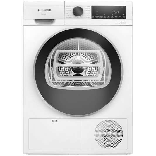 SIEMENS iQ300 8 kg Fully Automatic Front Load Dryer (AutoDry Technology, WP31G200IN, White)