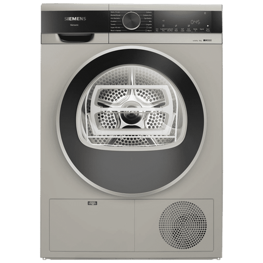 SIEMENS iQ300 8 kg Fully Automatic Front Load Dryer (AutoDry Technology, WP31G208IN, Silver Inox)