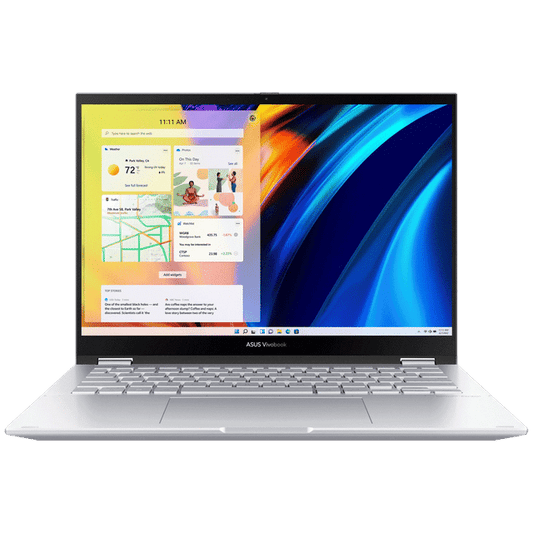 ASUS Vivobook S Flip AMD Ryzen 7 2-in-1 Laptop (16GB, 1TB SSD, Windows 11 Home, 14 inch FHD Display, MS Office 2021, Cool Silver, 1.5 KG)