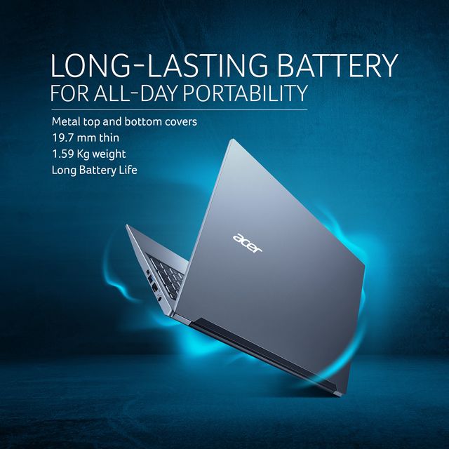 acer Aspire Lite Intel Core i3 12th Gen Laptop (8GB, 512GB SSD, Windows 11, 15.6 inch LED Backlit Display, Steel Gray, 1.59 KG)
