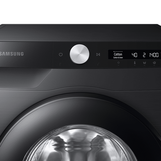 SAMSUNG 9 kg 5 Star Inverter Fully Automatic Front Load Washing Machine (WW90T504DAB1TL, Eco Bubble Technology, Black Caviar)