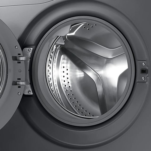 SAMSUNG 7 kg 5 Star Inverter Fully Automatic Front Load Washing Machine (WW70R22EK0X, Eco Bubble Technology, Inox Grey)