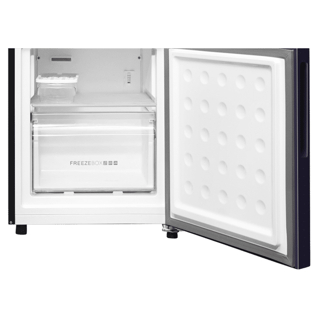 Haier 237 Litres 2 Star Frost Free Double Door Bottom Mount Convertible Refrigerator with Vegetable Case (HRB-2872BSI-P, Storm Inox)