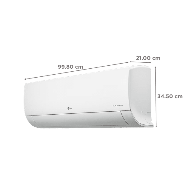 LG 6 in 1 Convertible 2 Ton 3 Star AI Inverter Split AC with 4 Way Swing (2024 Model, Copper Condenser, TSQ24ENXE)