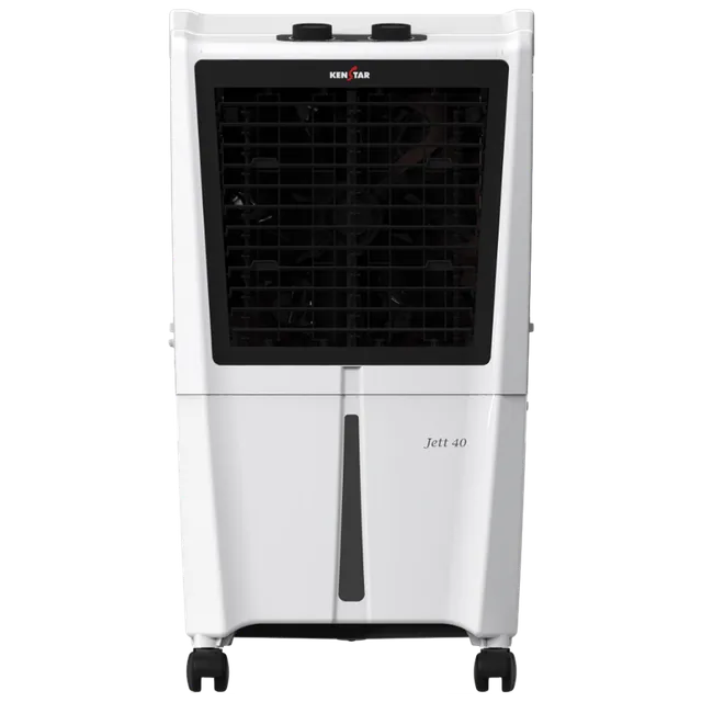 KENSTAR JETT HC 40 Litres Personal Air Cooler (Honeycomb Cooling Pads, KCLJETWH040FMHECT, White and Black)